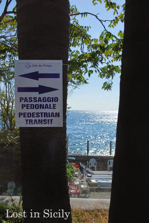 The New Pedestrian Path From Acicastello To Acitrezza