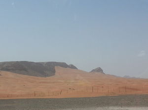 Drive amidst desert, mountains and beaches at Fujairah, UAE