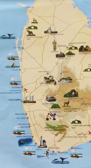 An itinerary for Sri Lanka