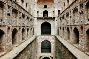 An old step-well in the heart of Delhi