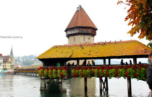 Kapelbrucke Bridge, Lucern, Switzerland