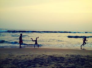 Beach bumming solo in Varkala