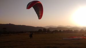 Paragliding in the Himalayas