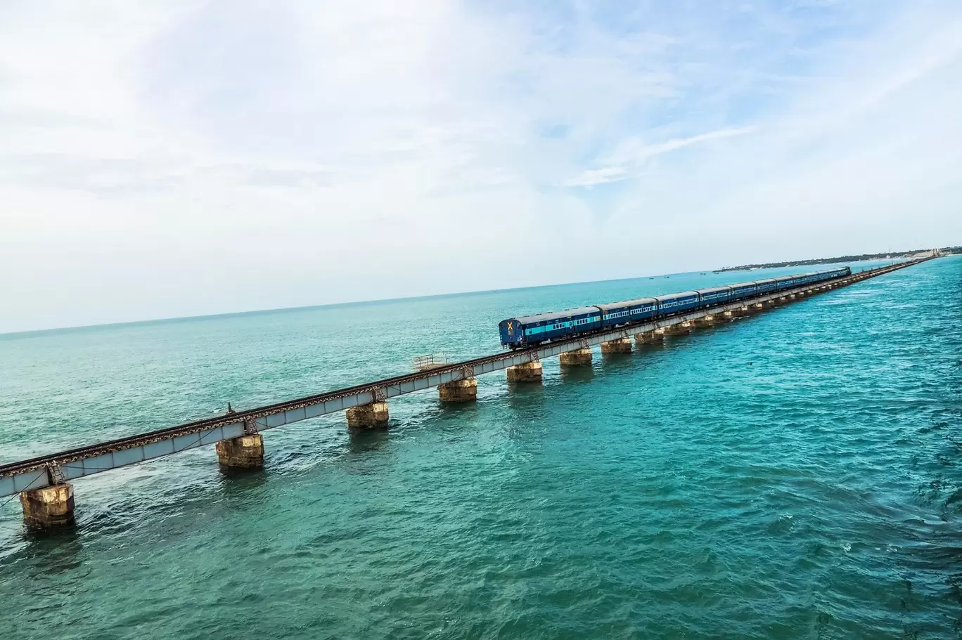 Photo of Pamban Palam By Ebin Ephrem Elavathingal