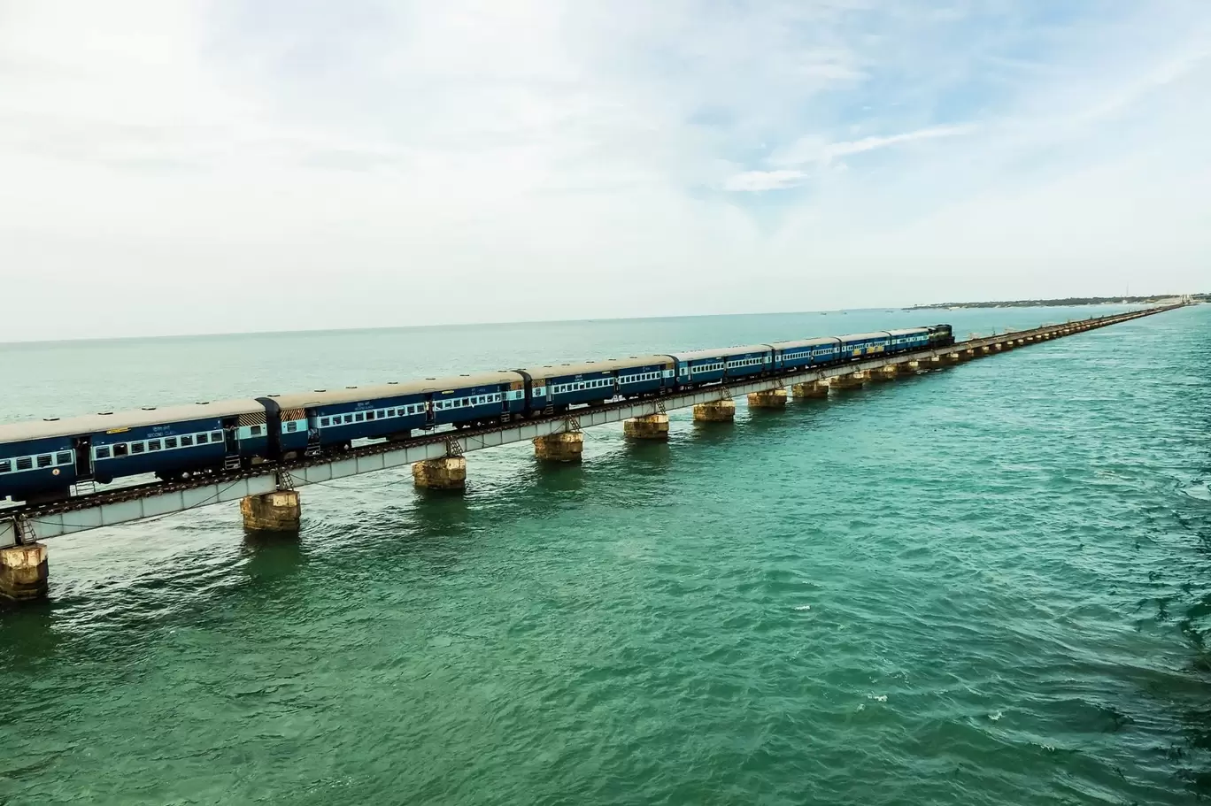 Photo of Pamban Palam By Ebin Ephrem Elavathingal