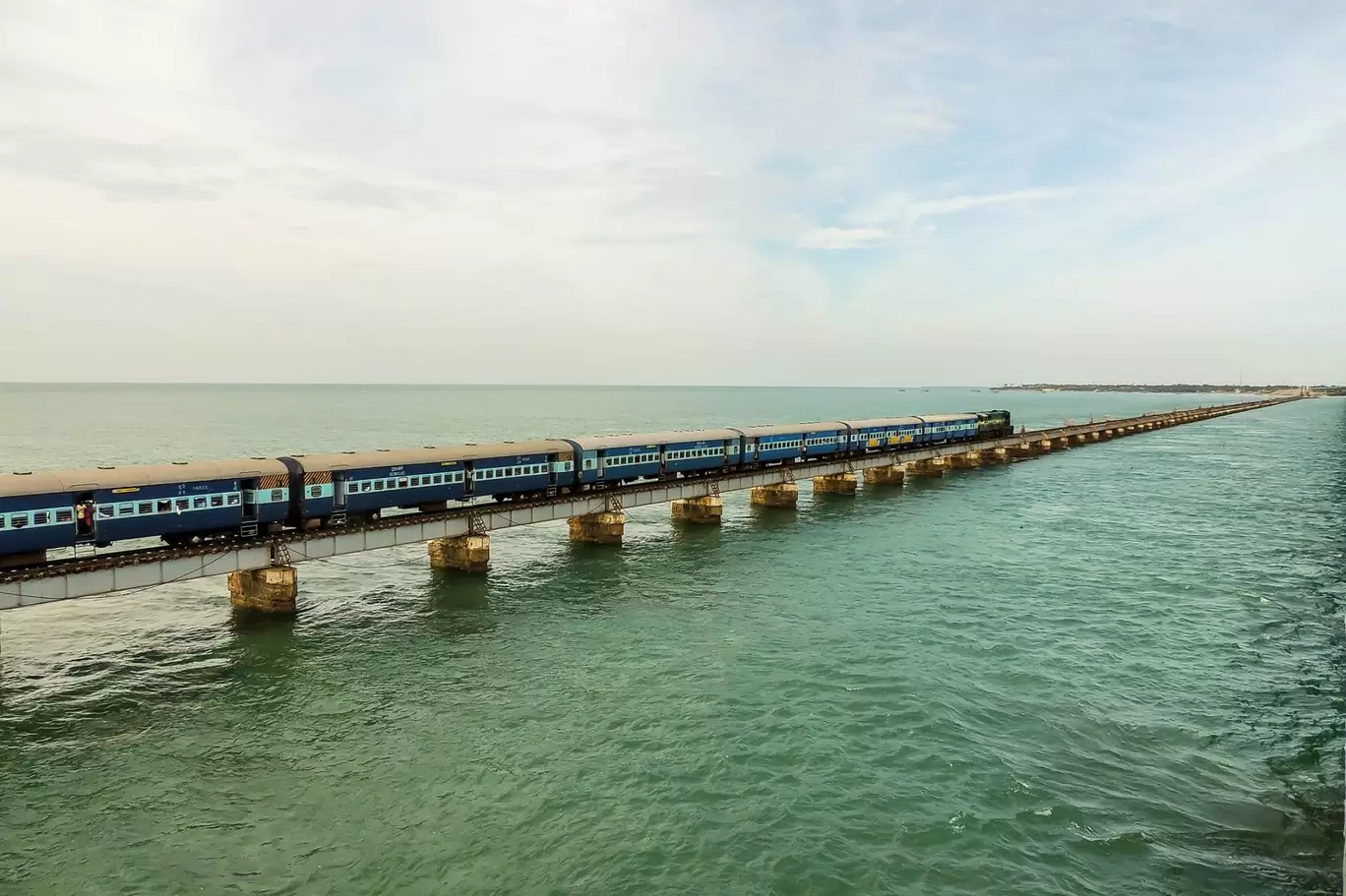 Photo of Pamban Palam By Ebin Ephrem Elavathingal