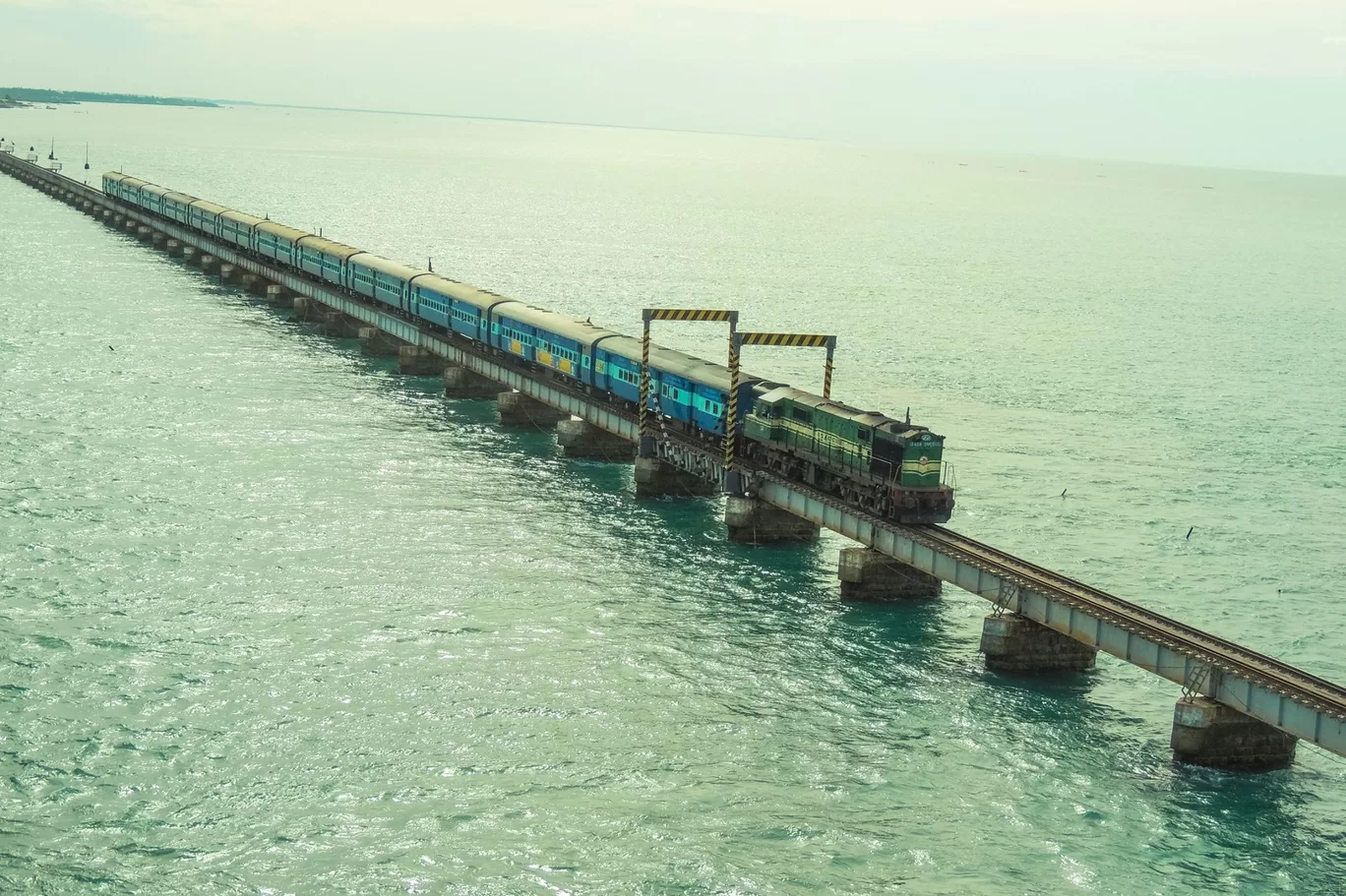 Photo of Pamban Palam By Ebin Ephrem Elavathingal