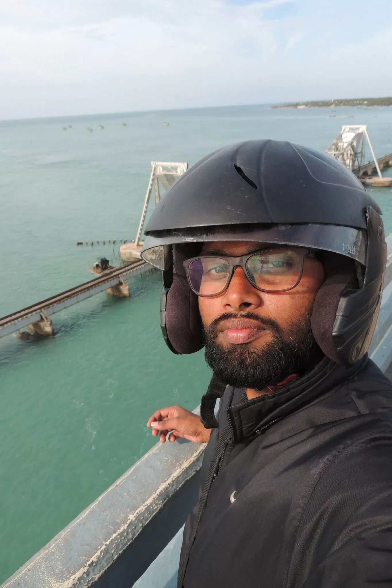 Photo of Pamban Palam By Ebin Ephrem Elavathingal