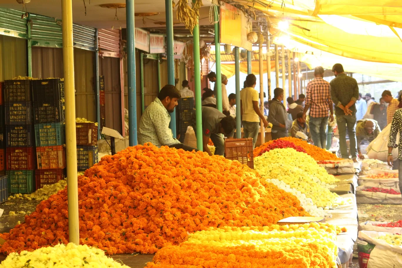 Photo of Gudimalkapur Flower Market By Pavan Kumar