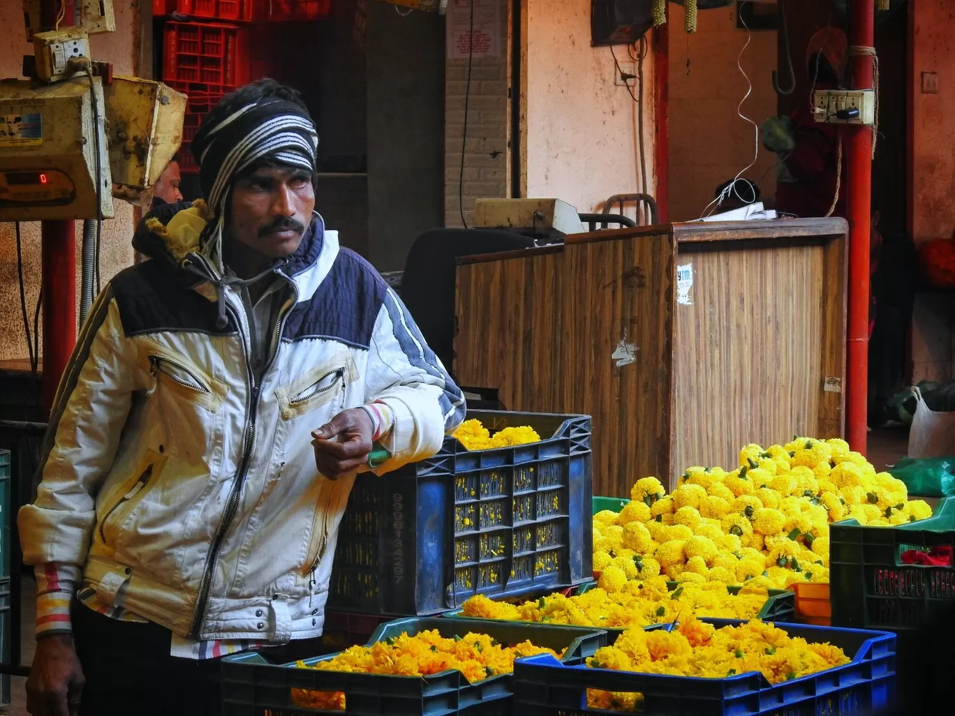 Photo of Ahmedabad Flower Market By Preet Gor