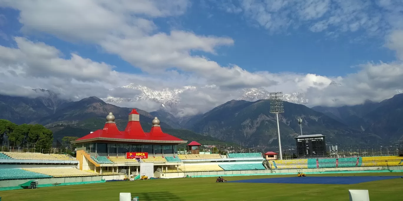 Photo of Dharamshala Cricket Stadium By upanshu kaushal