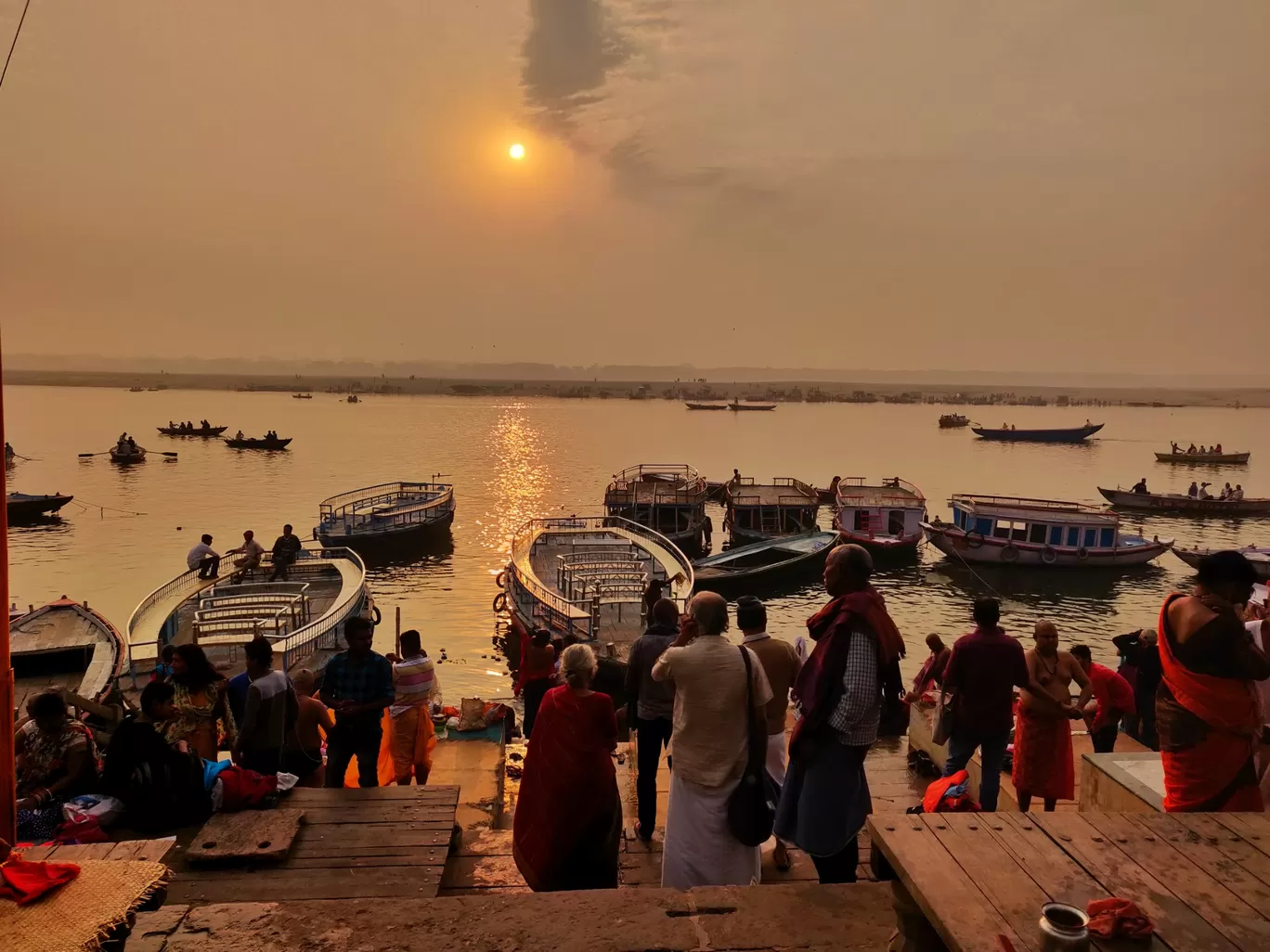 Photo of Ganga River Bank By Denzil Dsouza