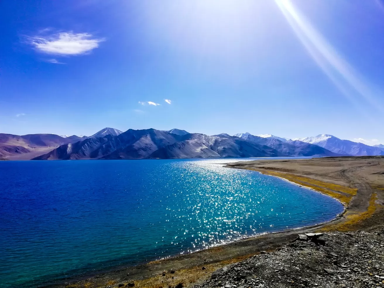 Photo of Pangong Lake By Vasu Devan M