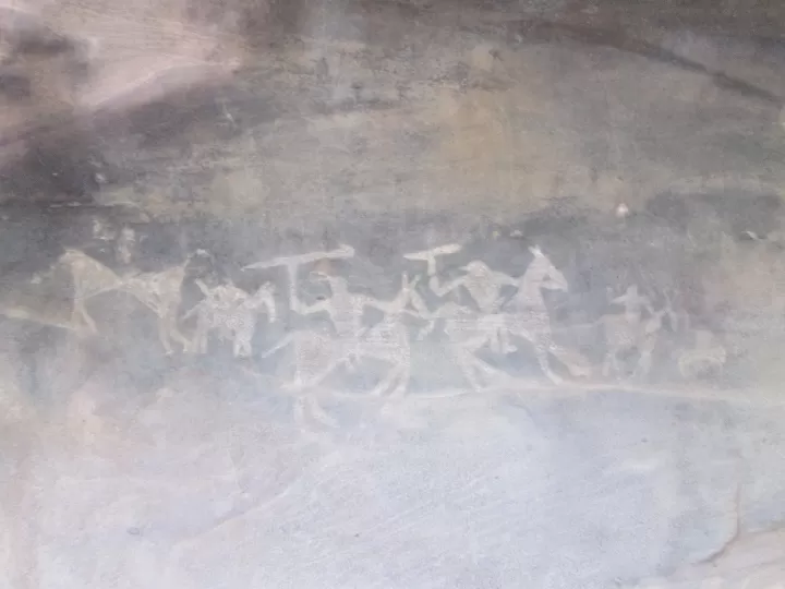 Photo of Bhimbetka rock shelters By Dr. Yadwinder Singh 