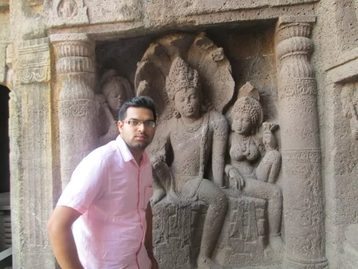 Photo of Ajanta Caves By Dr. Yadwinder Singh 