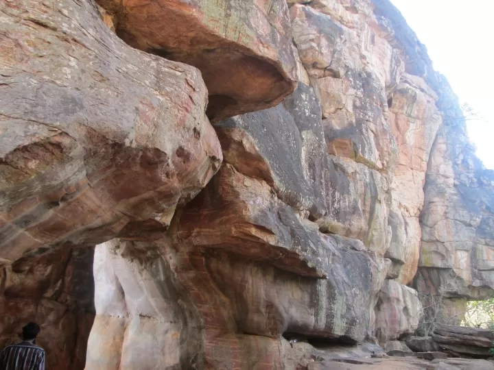 Photo of Bhimbetka rock shelters By Dr. Yadwinder Singh 