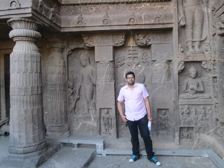 Photo of Ajanta Caves By Dr. Yadwinder Singh 