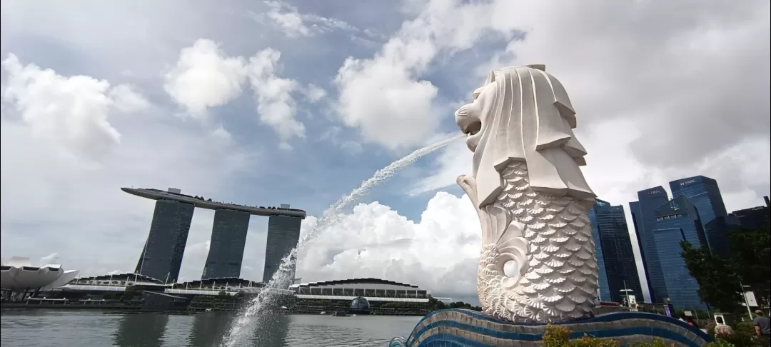 Photo of Merlion Park By Dr. Yadwinder Singh 