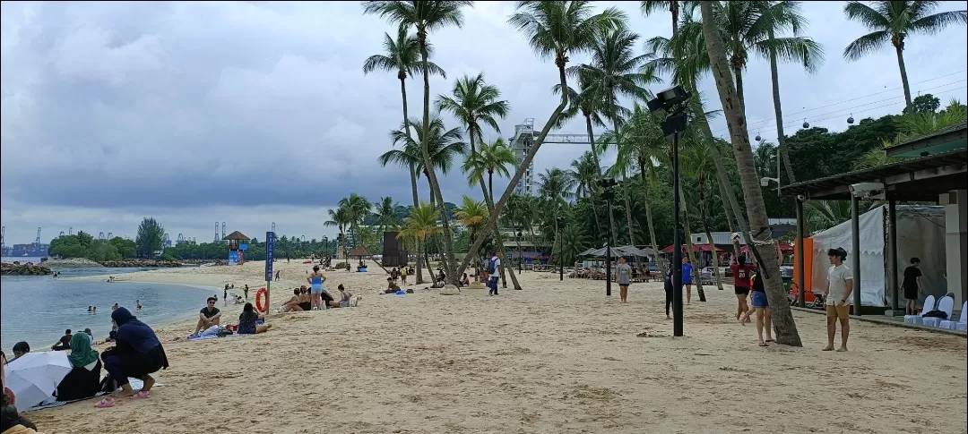 Photo of Siloso Beach Island By Dr. Yadwinder Singh 