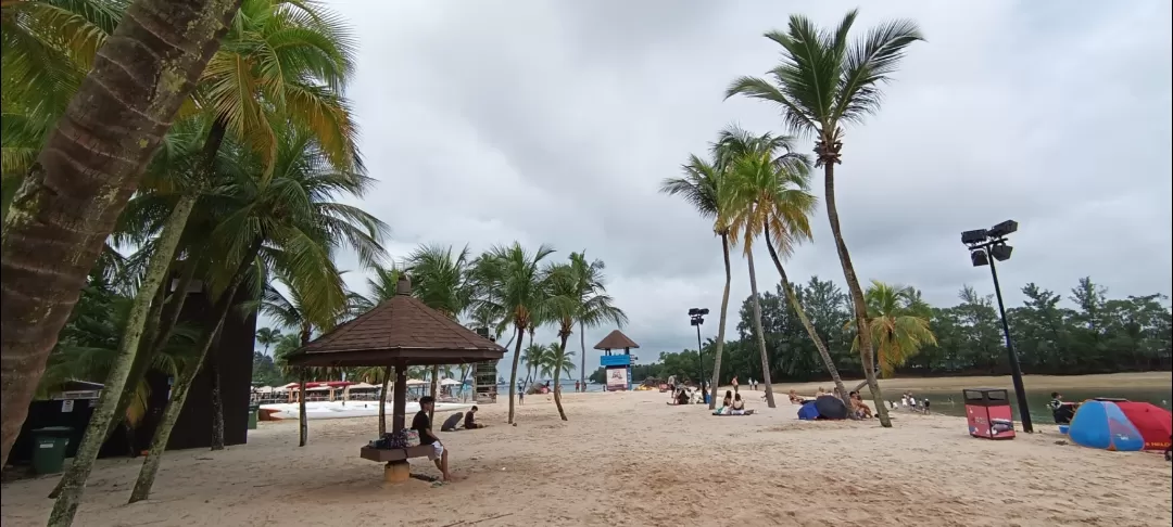 Photo of Siloso Beach Island By Dr. Yadwinder Singh 