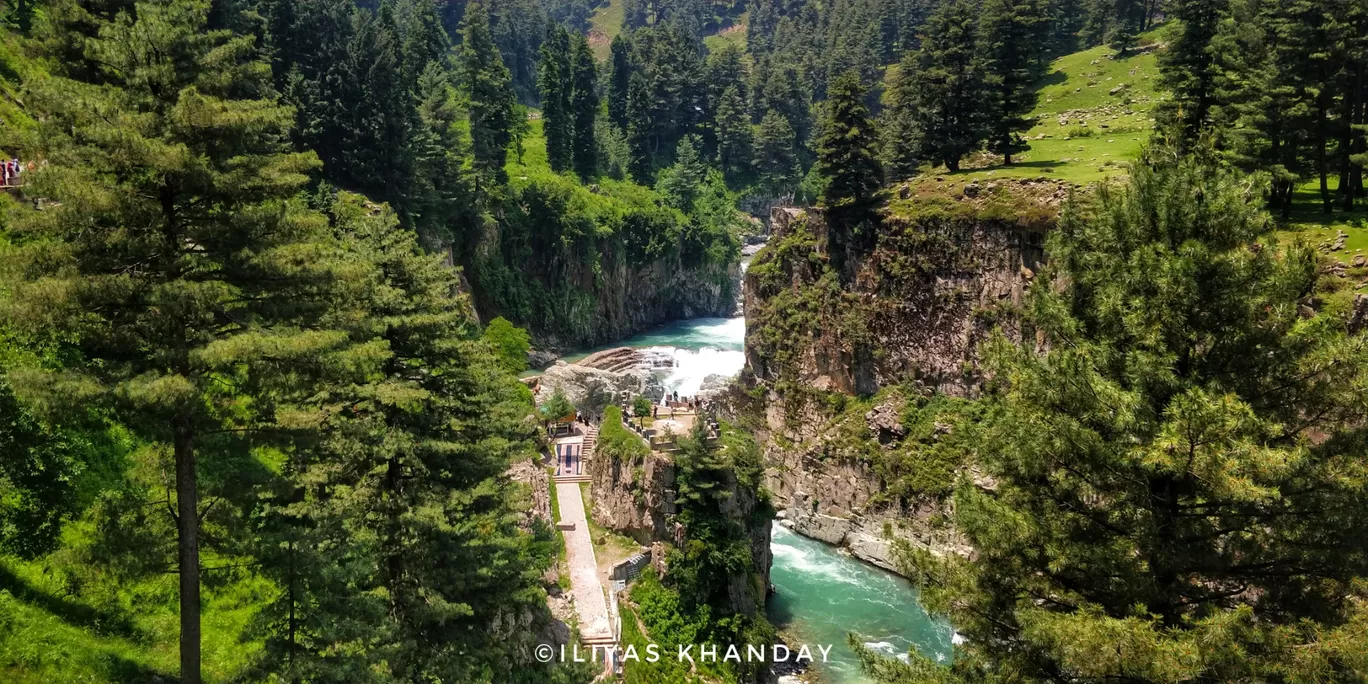 Photo of Aharbal Waterfall By ilyas khanday