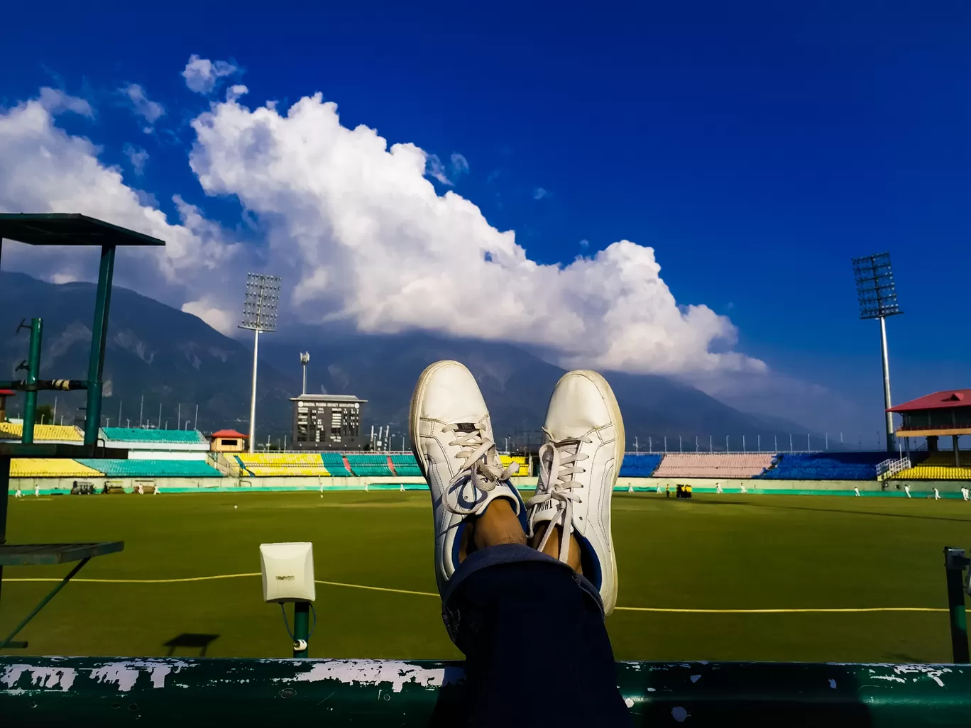 Photo of Dharamshala Stadium View By Vivek Gautam