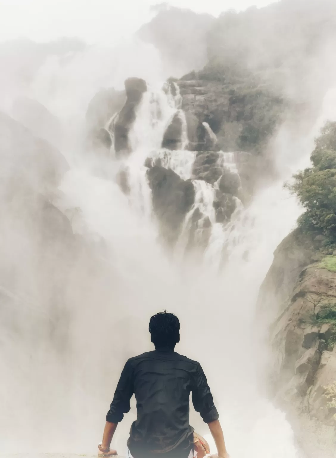 Photo of Dudhsagar Falls By Jeevaa Rajini