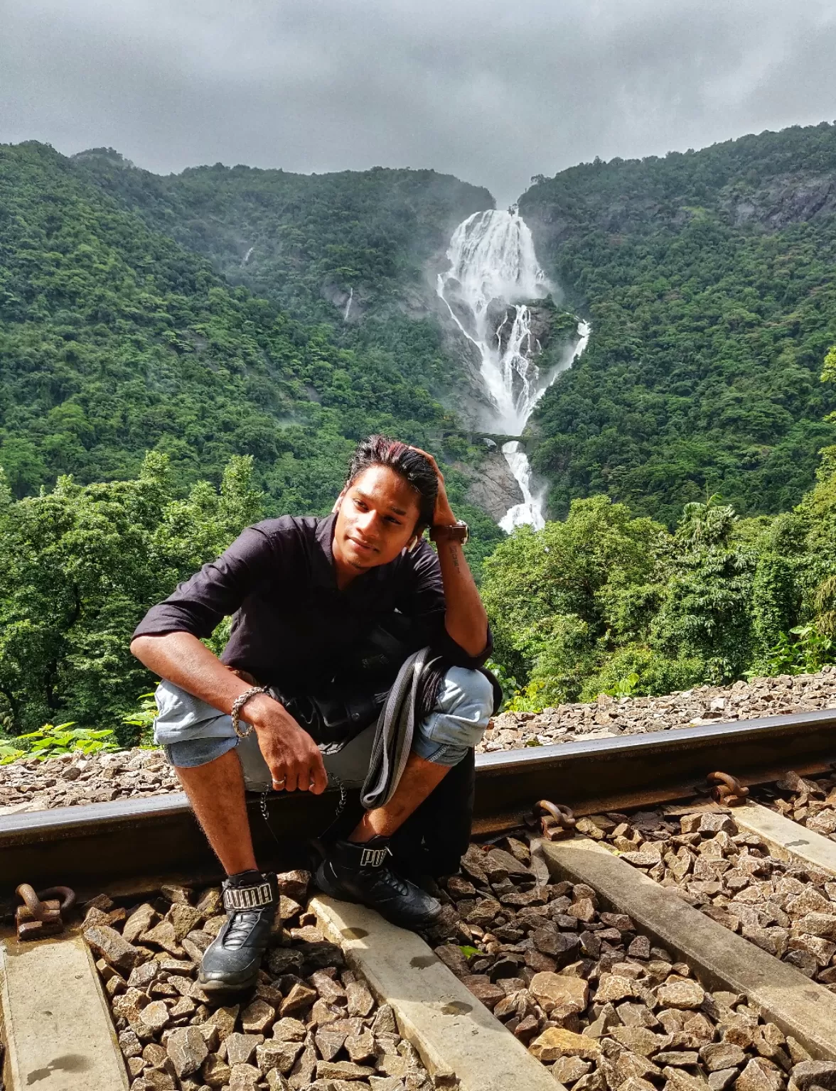 Photo of Dudhsagar Falls By Jeevaa Rajini