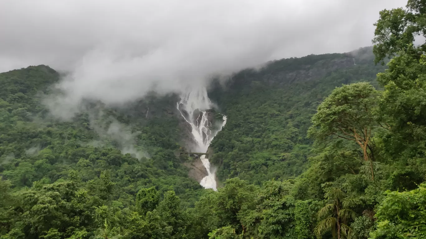 Photo of Dudhsagar Falls By Jeevaa Rajini