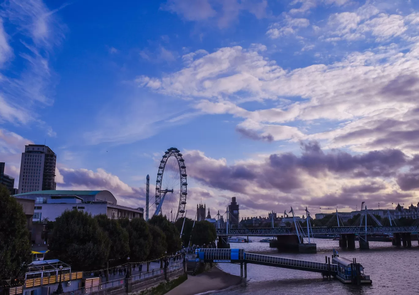 Photo of London Eye Waterloo Pier By Hussain Gavandhe