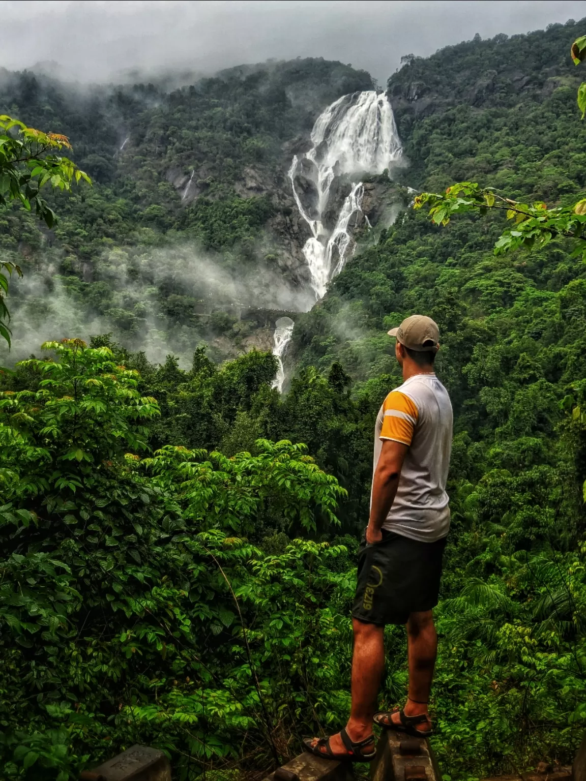 Photo of Dudhsagar Falls By Manoj Iyengar (MotoradTrekkie)