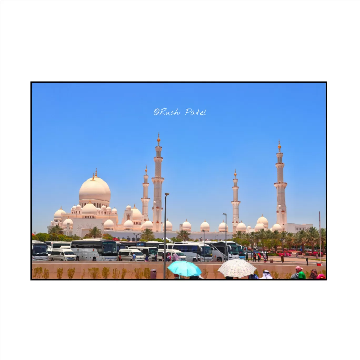 Photo of Grand Mosque - Abu Dhabi - United Arab Emirates By Rushi Patel