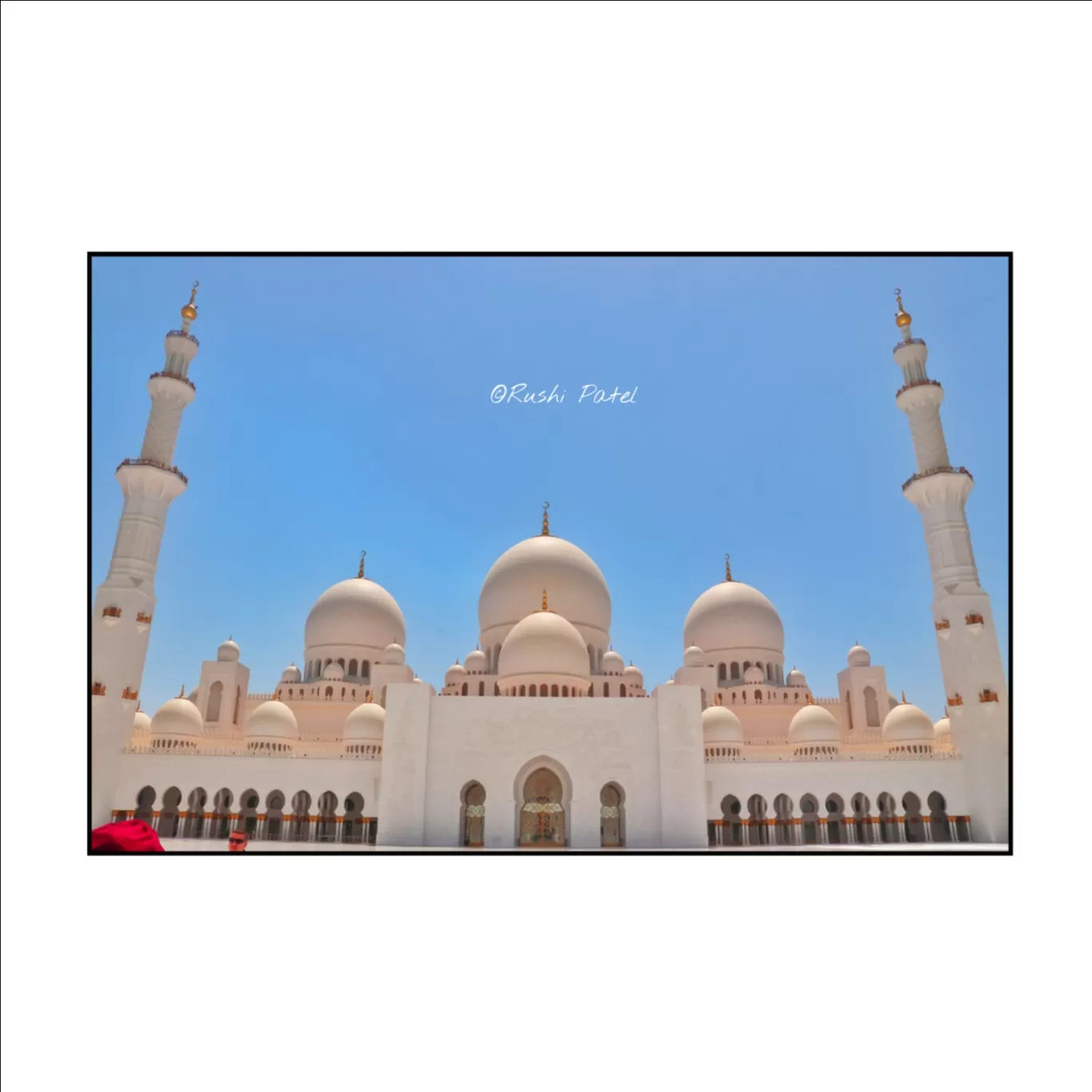 Photo of Grand Mosque - Abu Dhabi - United Arab Emirates By Rushi Patel