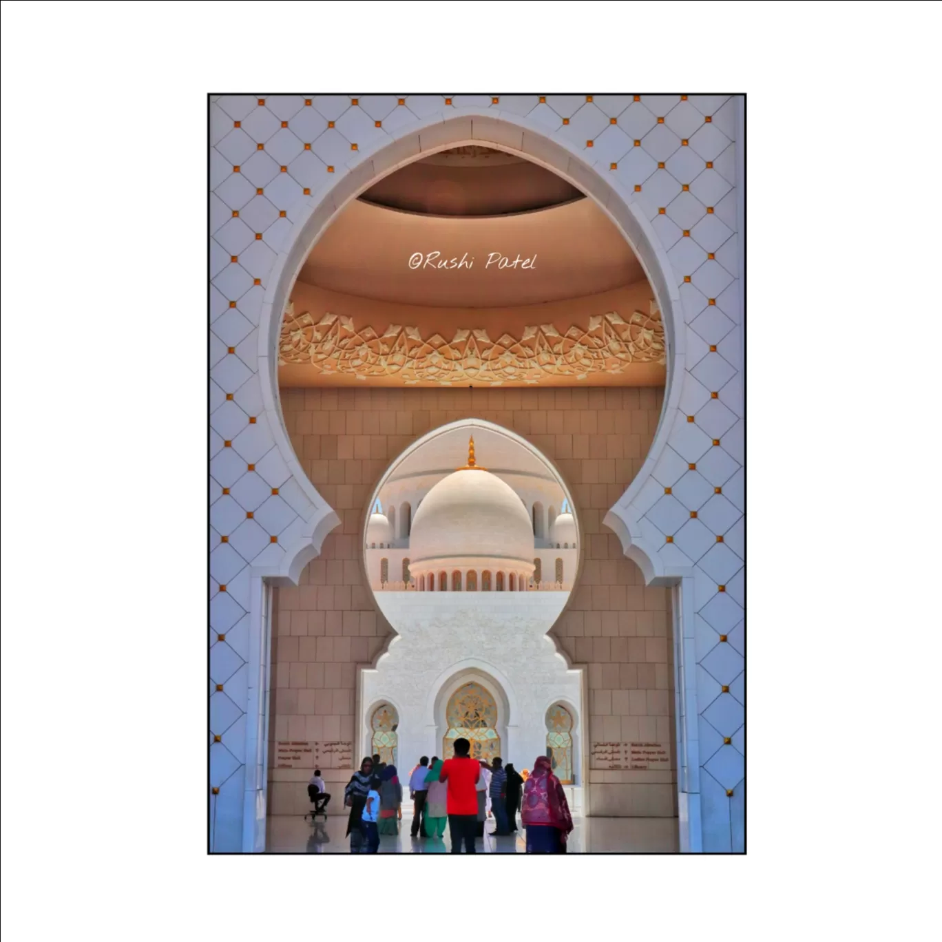 Photo of Grand Mosque - Abu Dhabi - United Arab Emirates By Rushi Patel