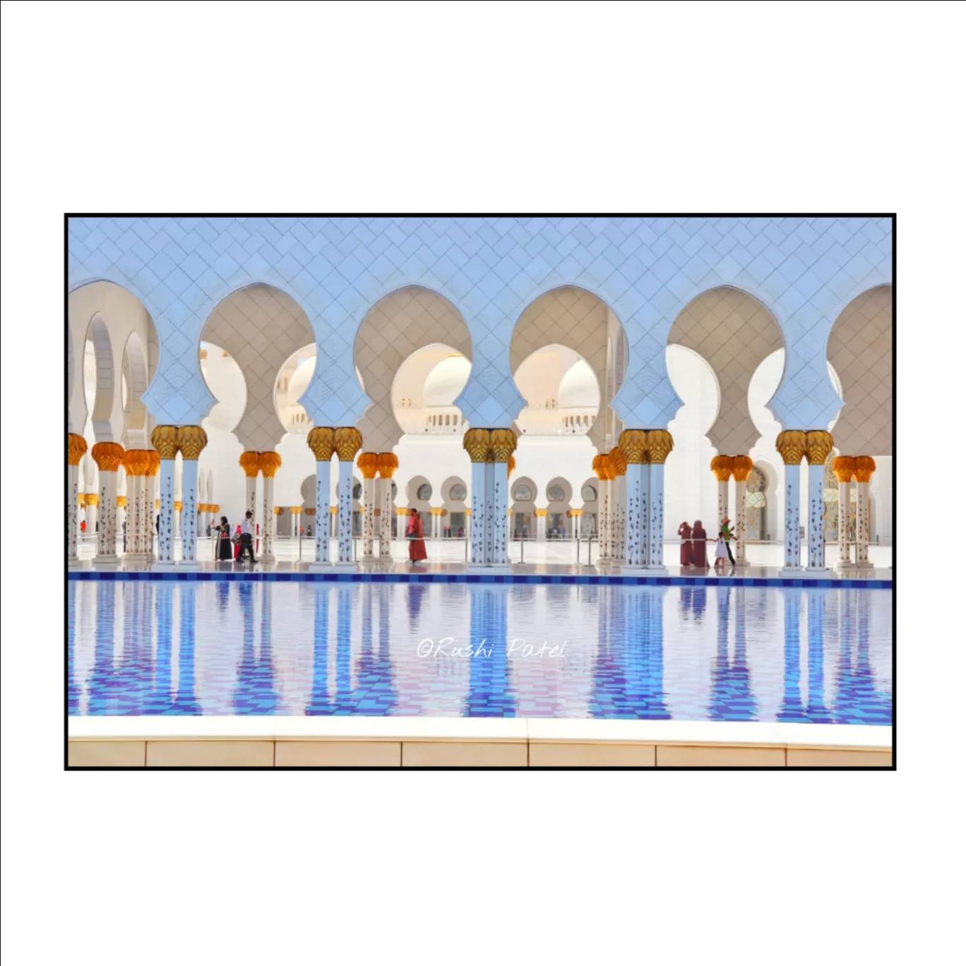 Photo of Grand Mosque - Abu Dhabi - United Arab Emirates By Rushi Patel