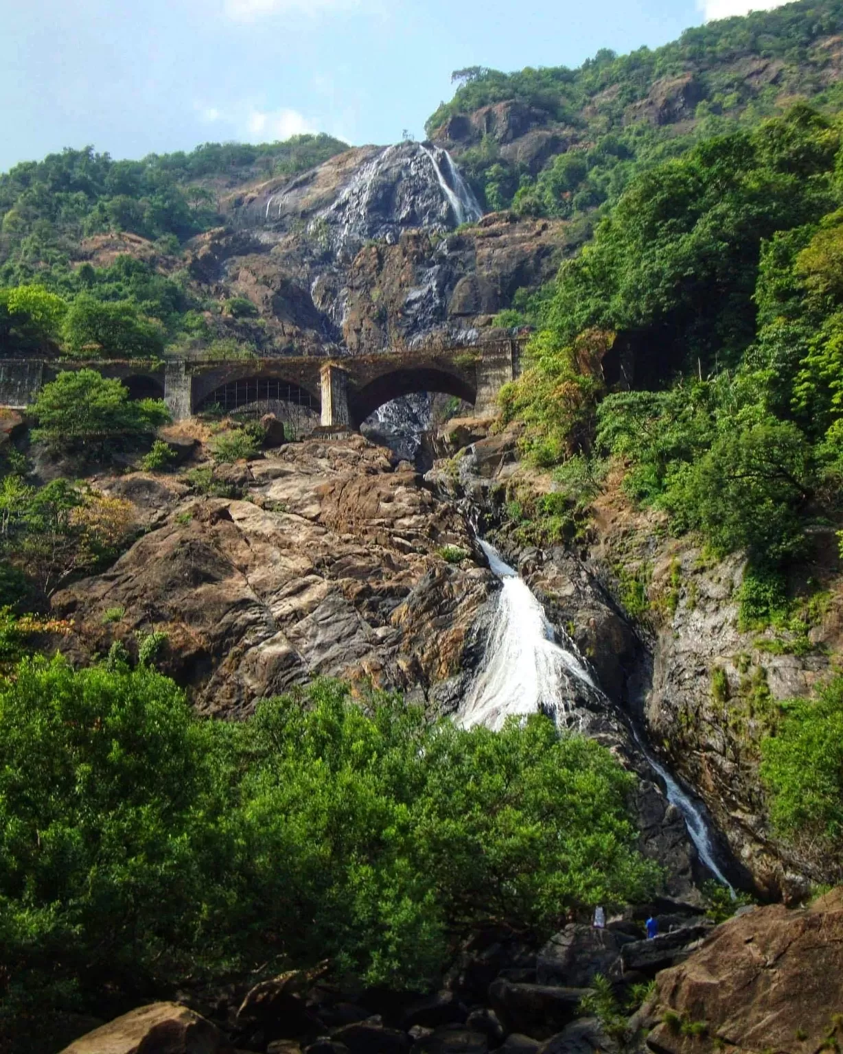 Photo of Dudhsagar Falls By Shivani Chaturvedi 