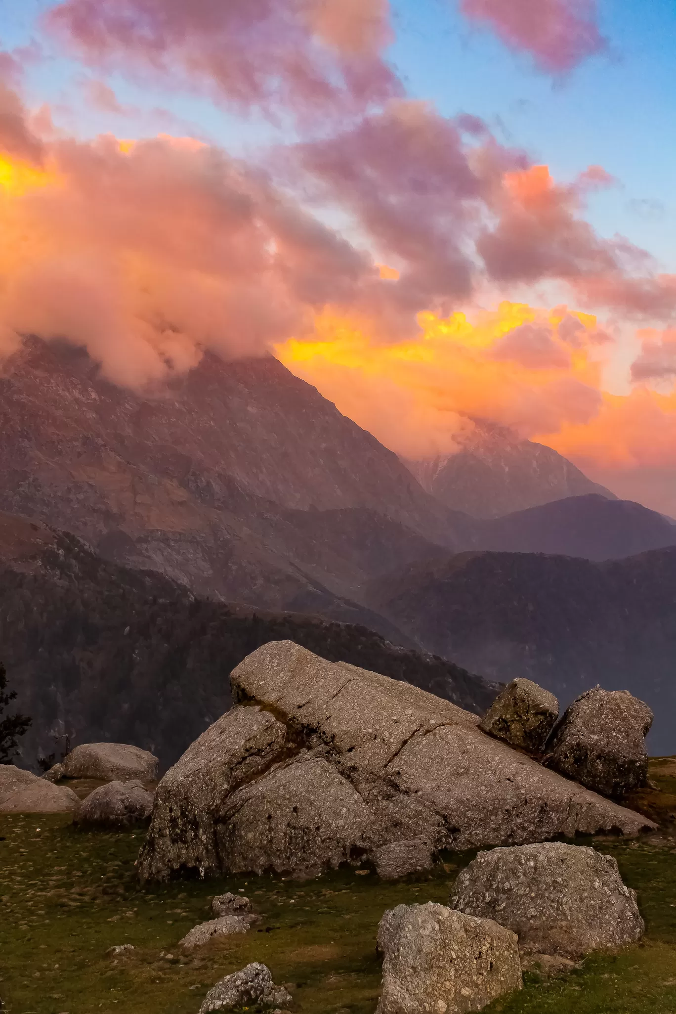 Photo of Dhauladhar Mountain Range Dharamshala. View From Chilgari. By Nikhil