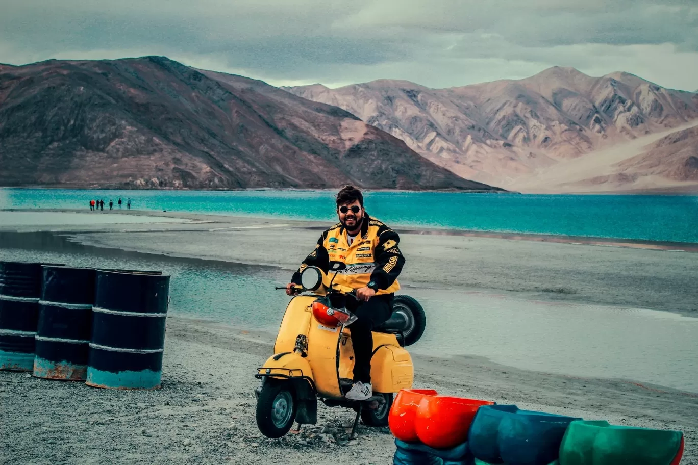 Photo of Pangong Lake By Addicted to Travel