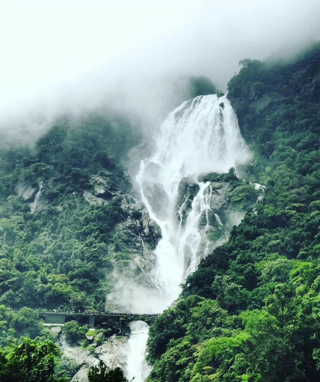 Photo of Dudhsagar Falls By Na_ghar_hai_na_thikana (Deeksha Joshi)