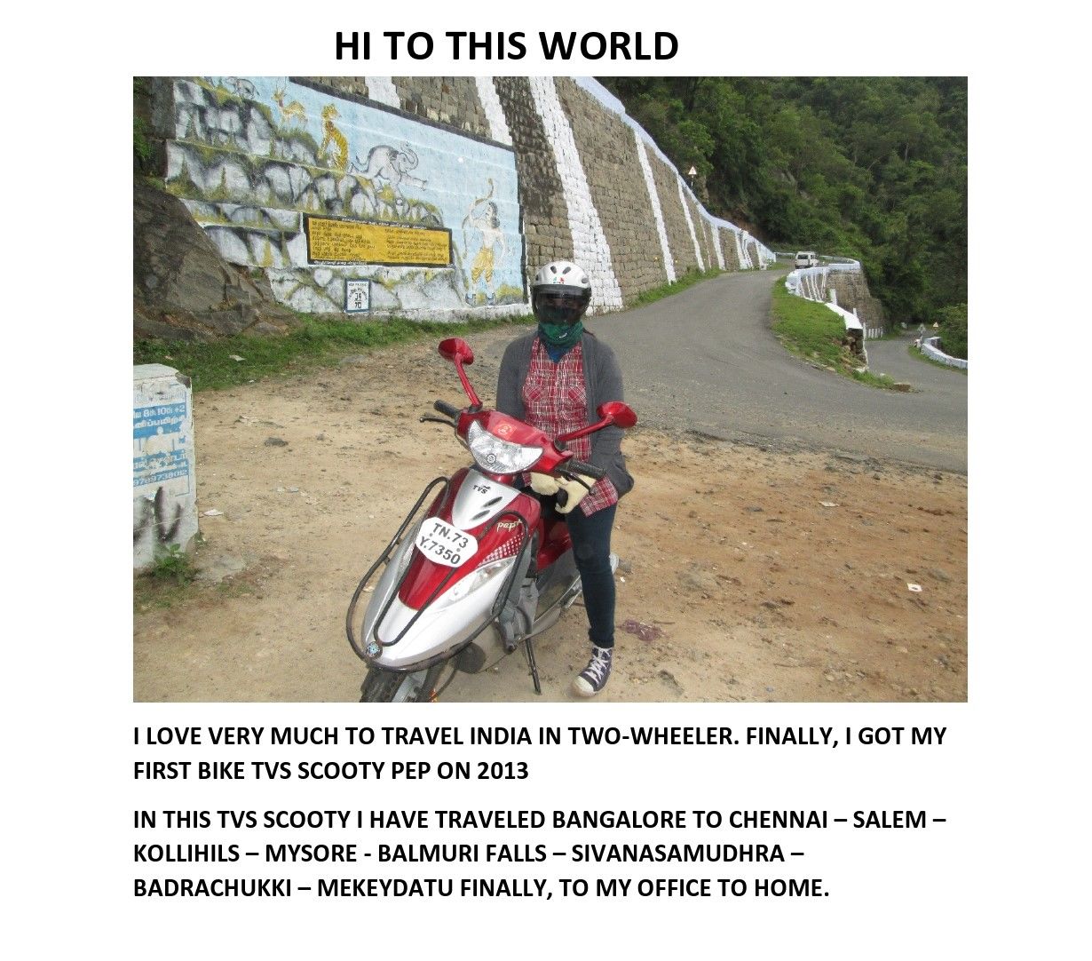 Photo of Bangalore to Kolli hills Bike Rider By KR TECHNOCRAFT