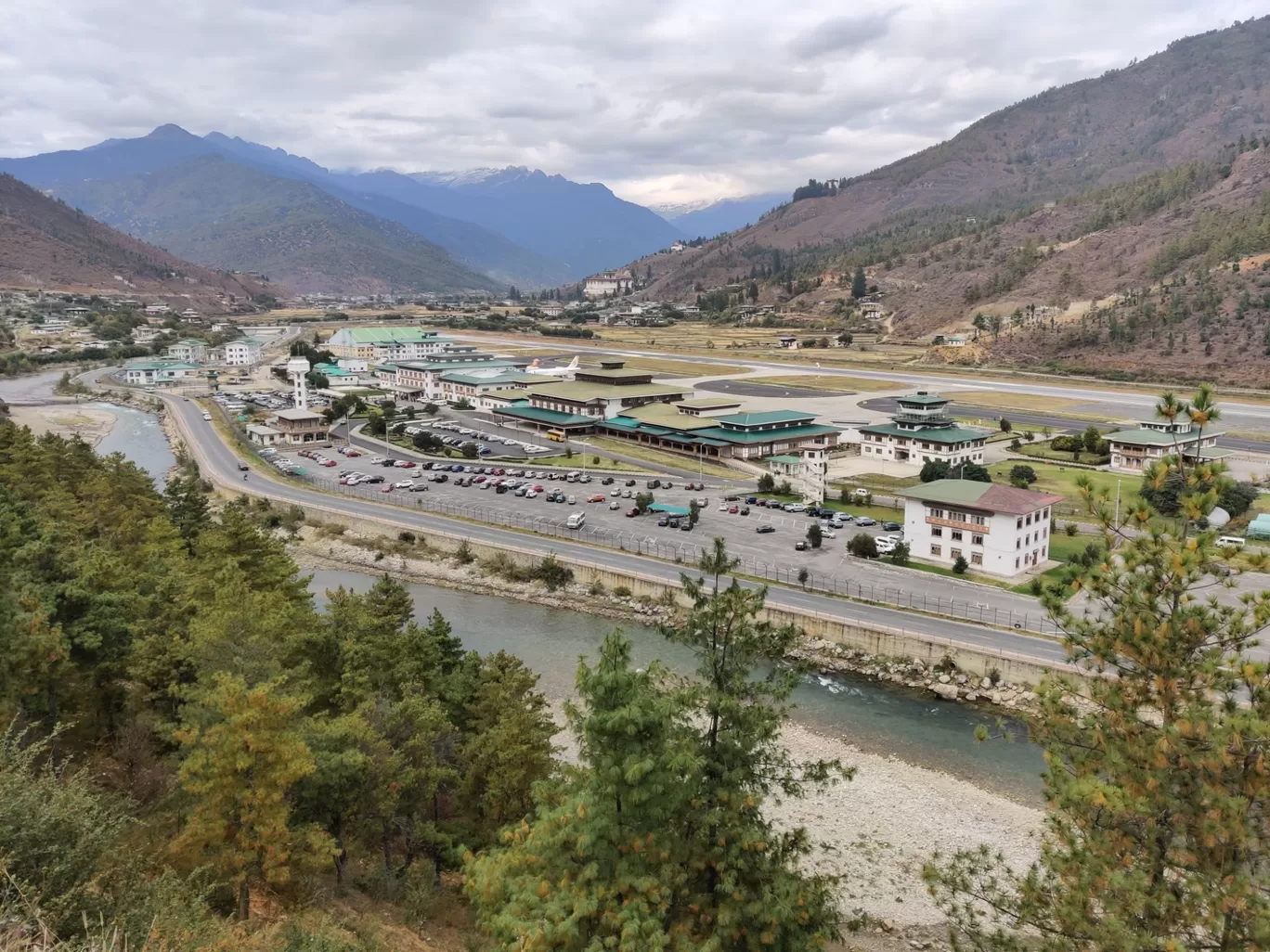 Photo of Paro Airport Bird's Eye View Point By Onzum Upsana