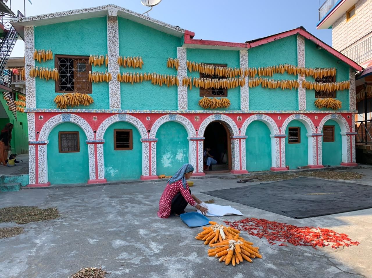 Photo of A well spent day at the charming corn village of Sainji, Mussorie, India. By Anna
