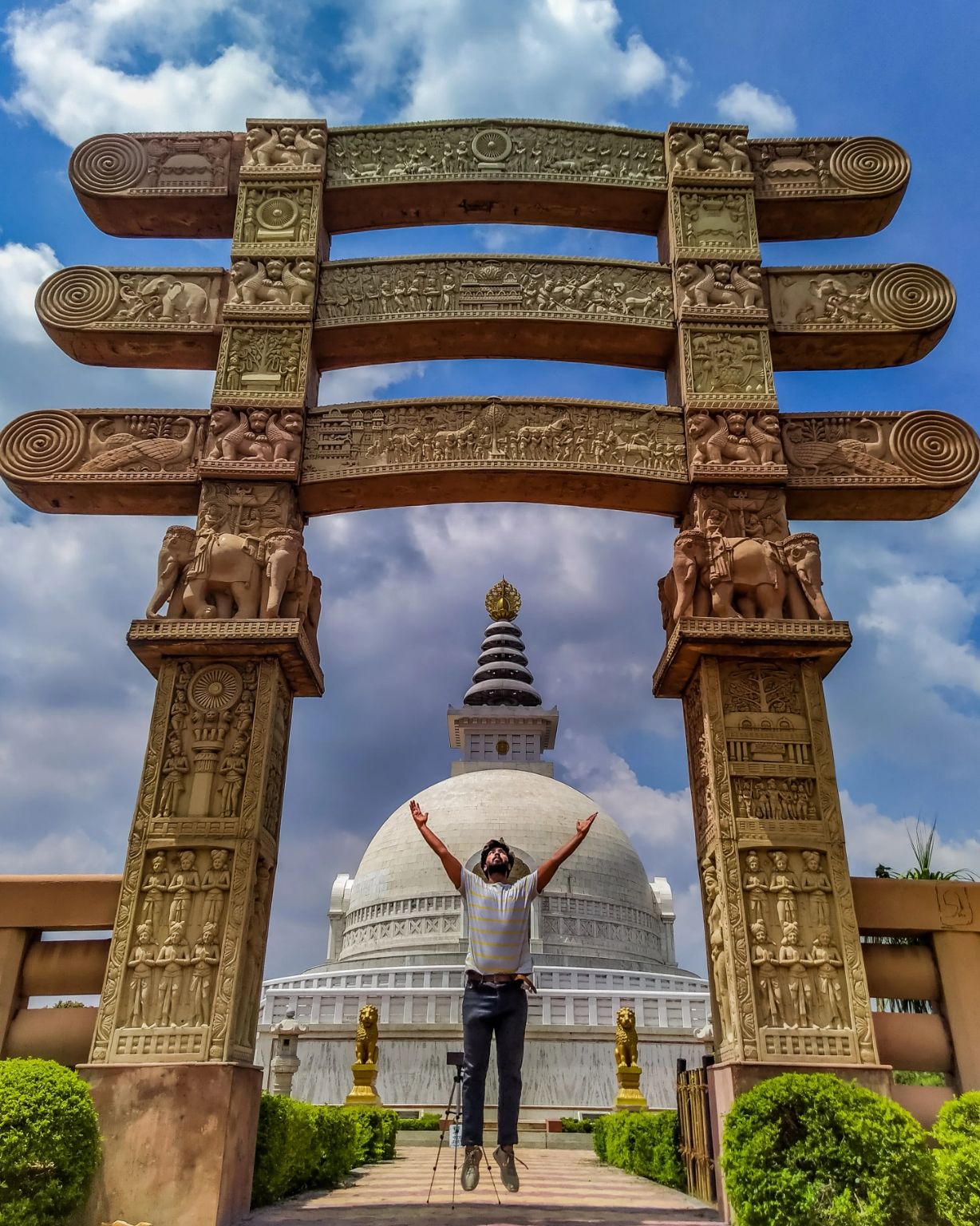 Photo of Shanti Stupa New Delhi By Ajit Rathore