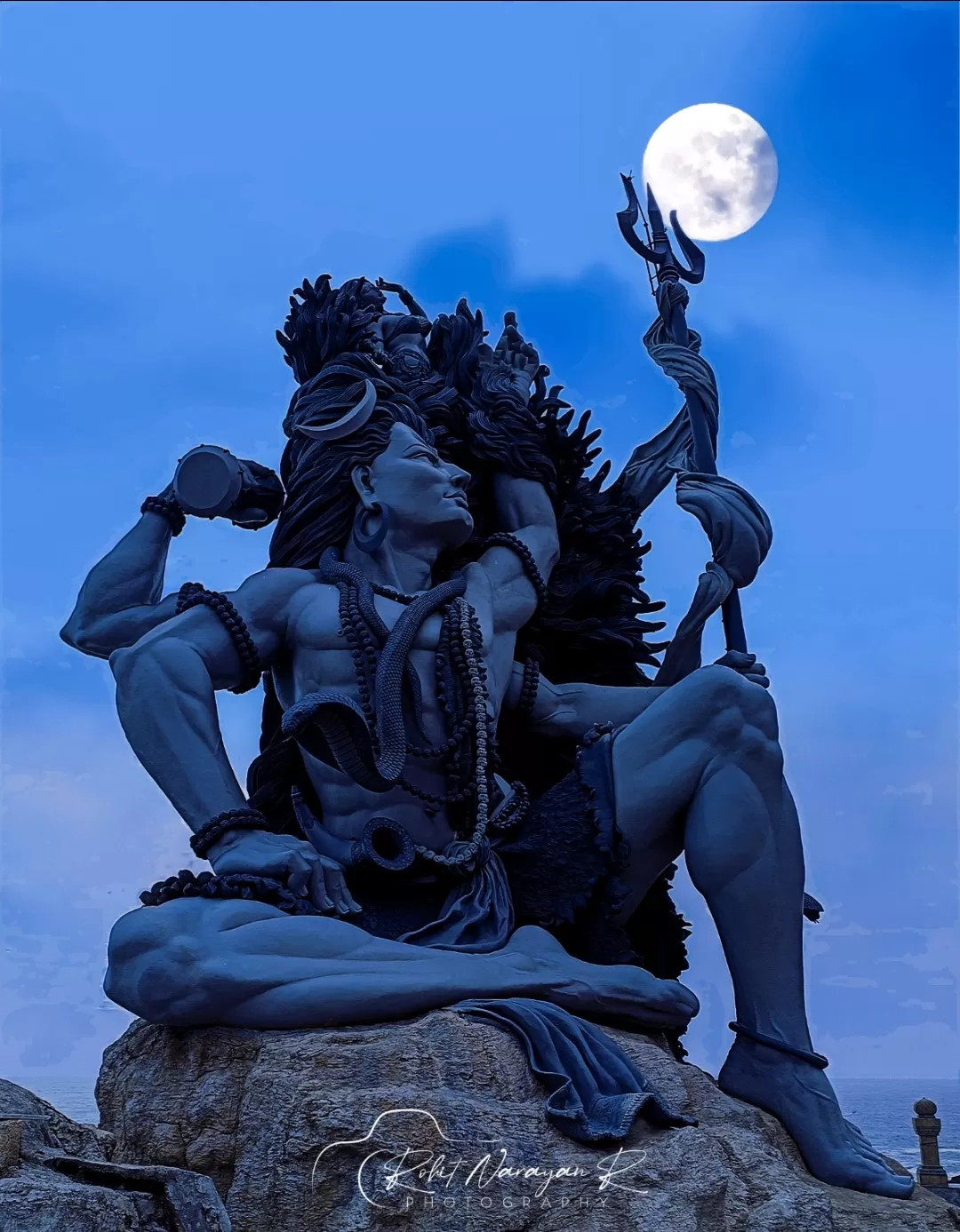 Photo of Aazhimala Lord Siva Statue By Rohit Narayan R