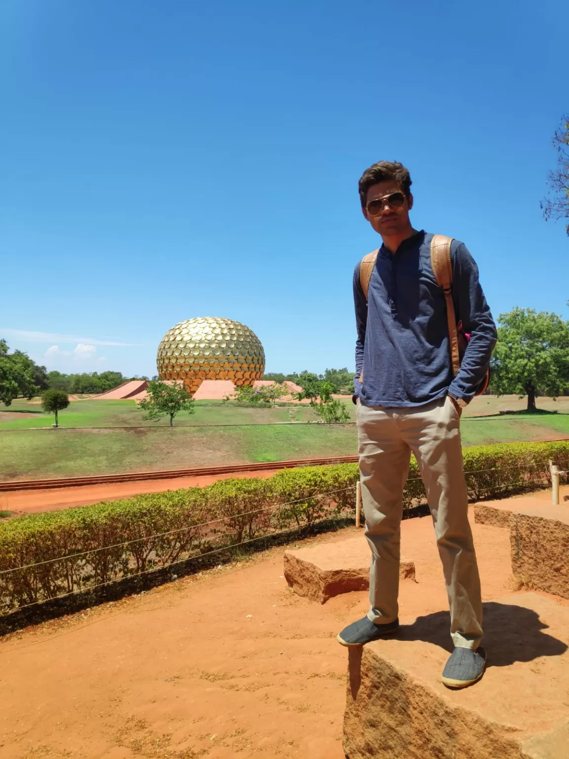 Photo of Auroville golden globe By Sonali Panagale