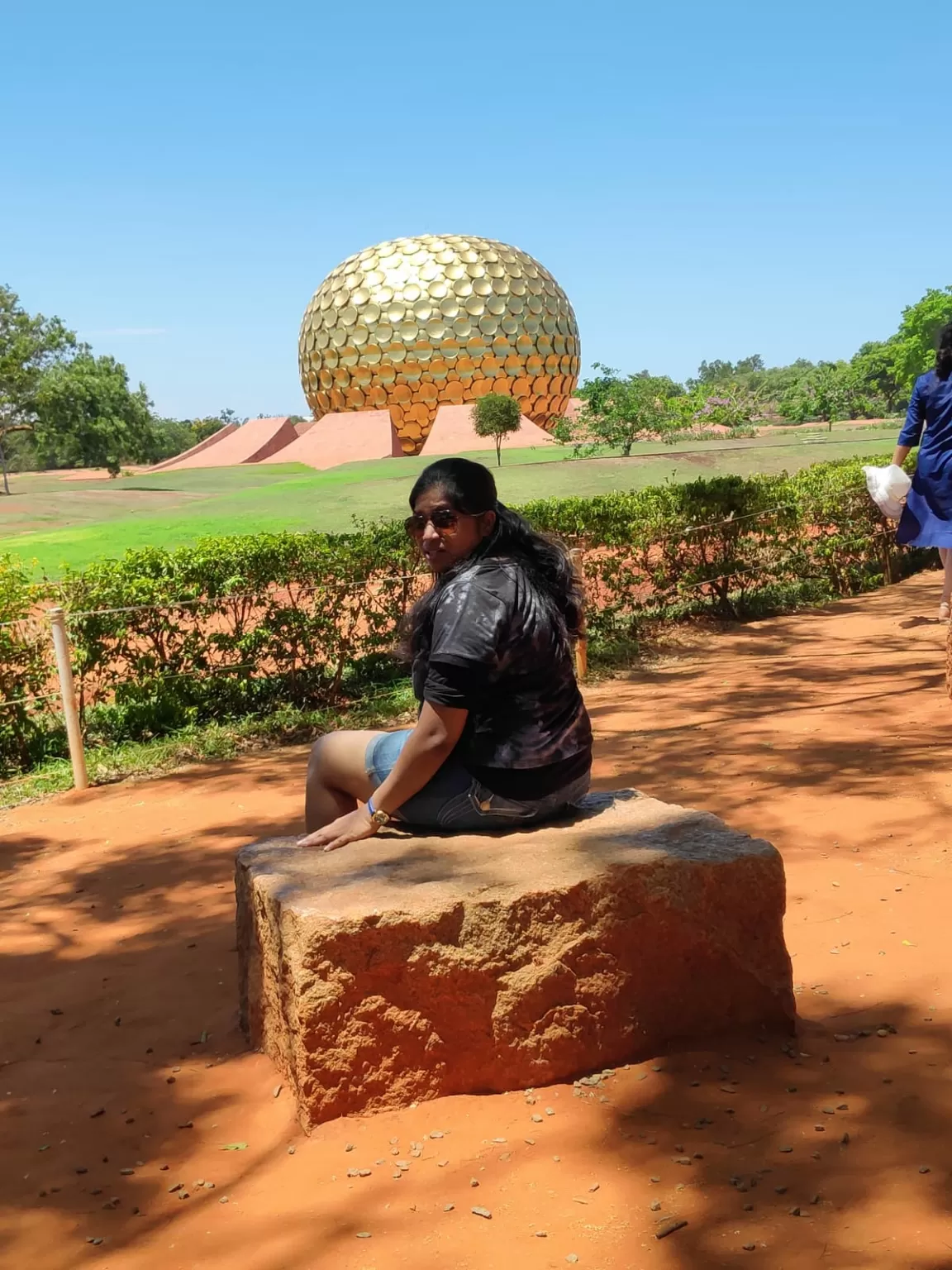 Photo of Auroville golden globe By Sonali Panagale