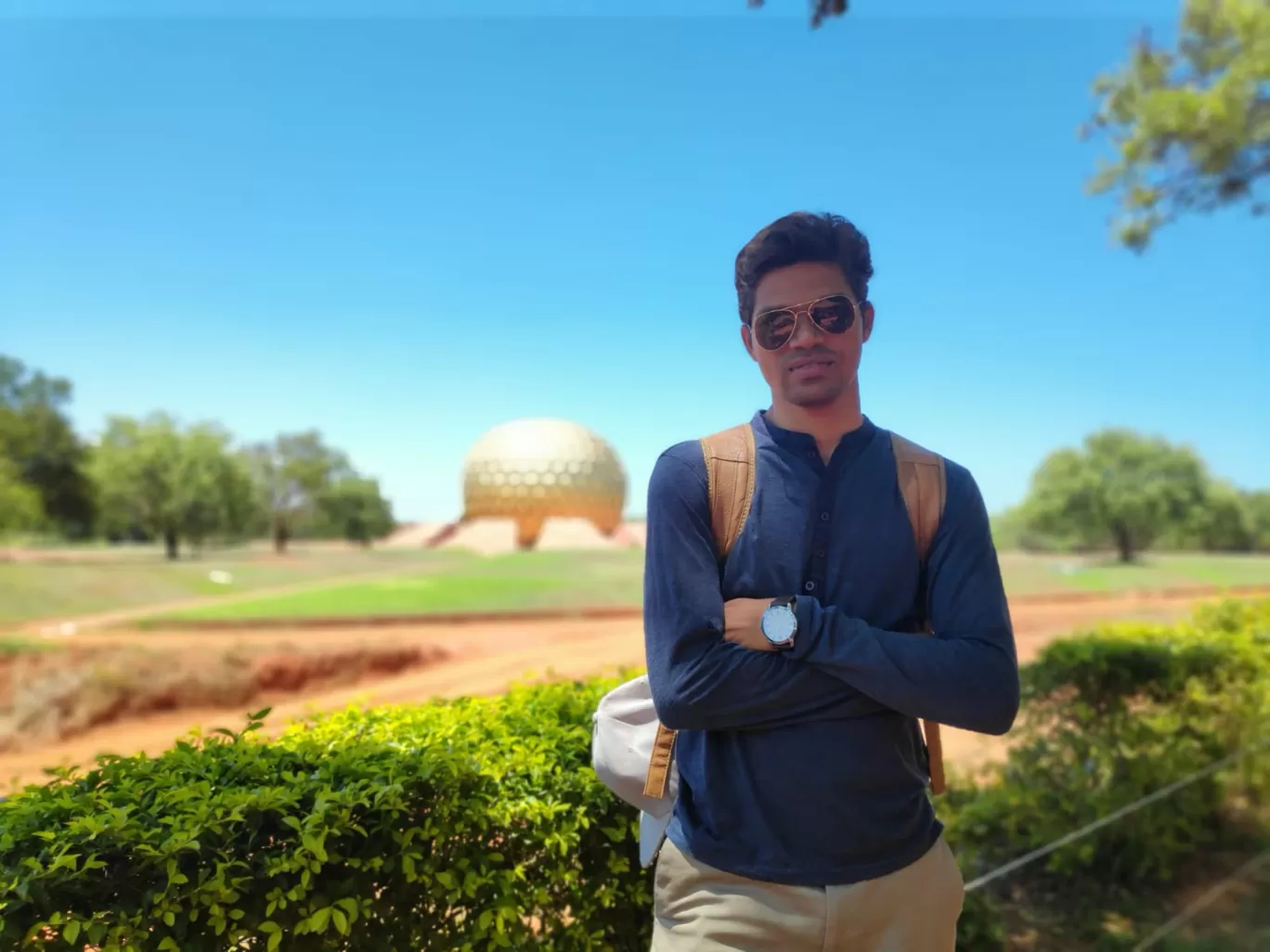 Photo of Auroville golden globe By Sonali Panagale