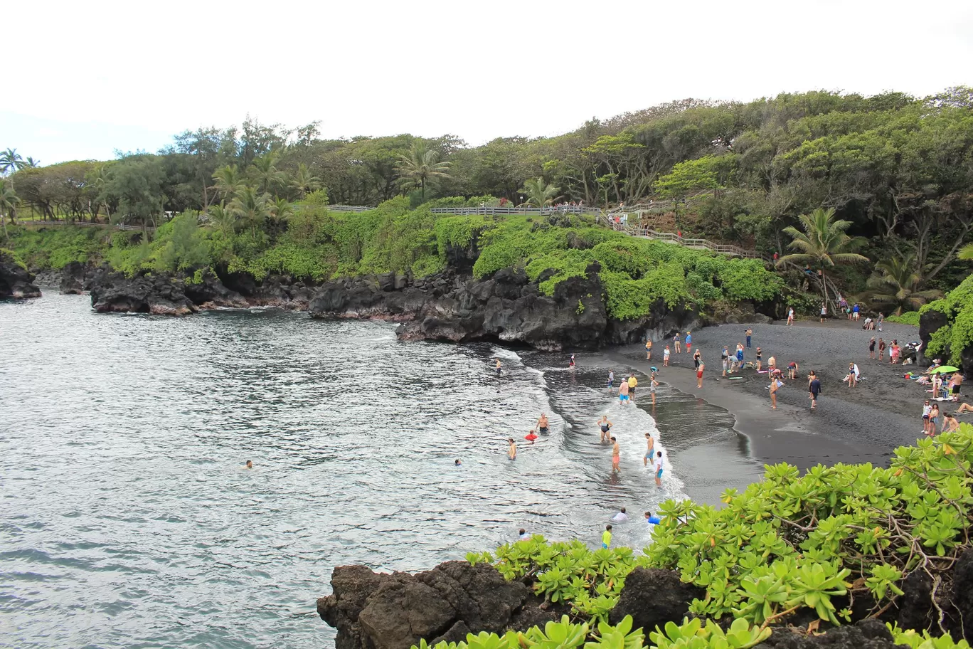 Photo of Black Sand Beach By TravelTalesWithLisha