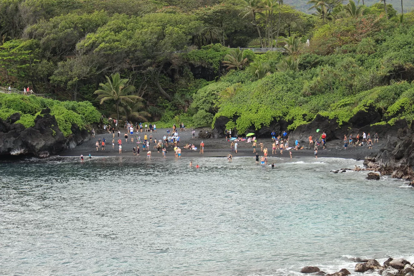 Photo of Black Sand Beach By TravelTalesWithLisha