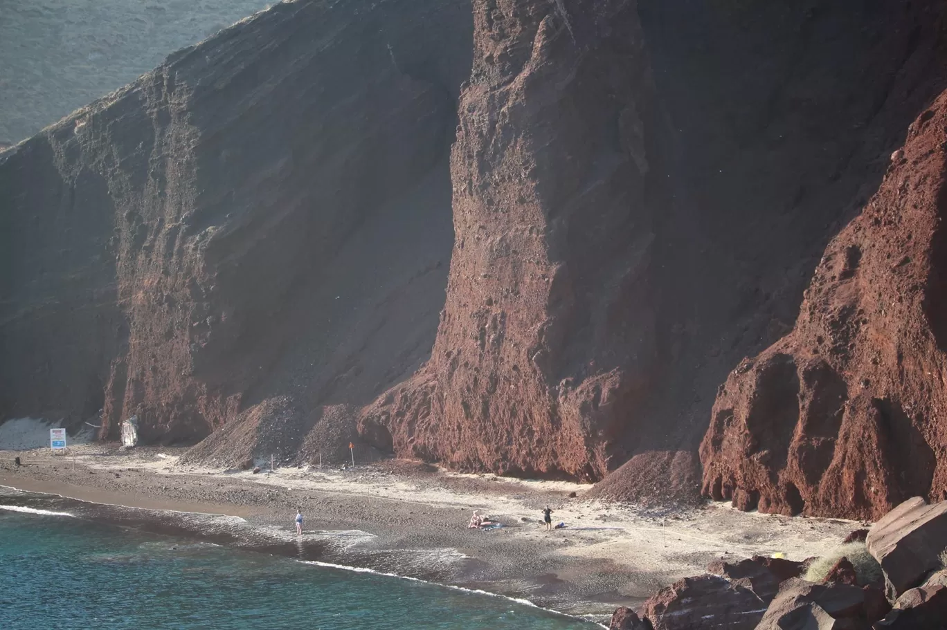 Photo of Red beach santorini Michael By TravelTalesWithLisha